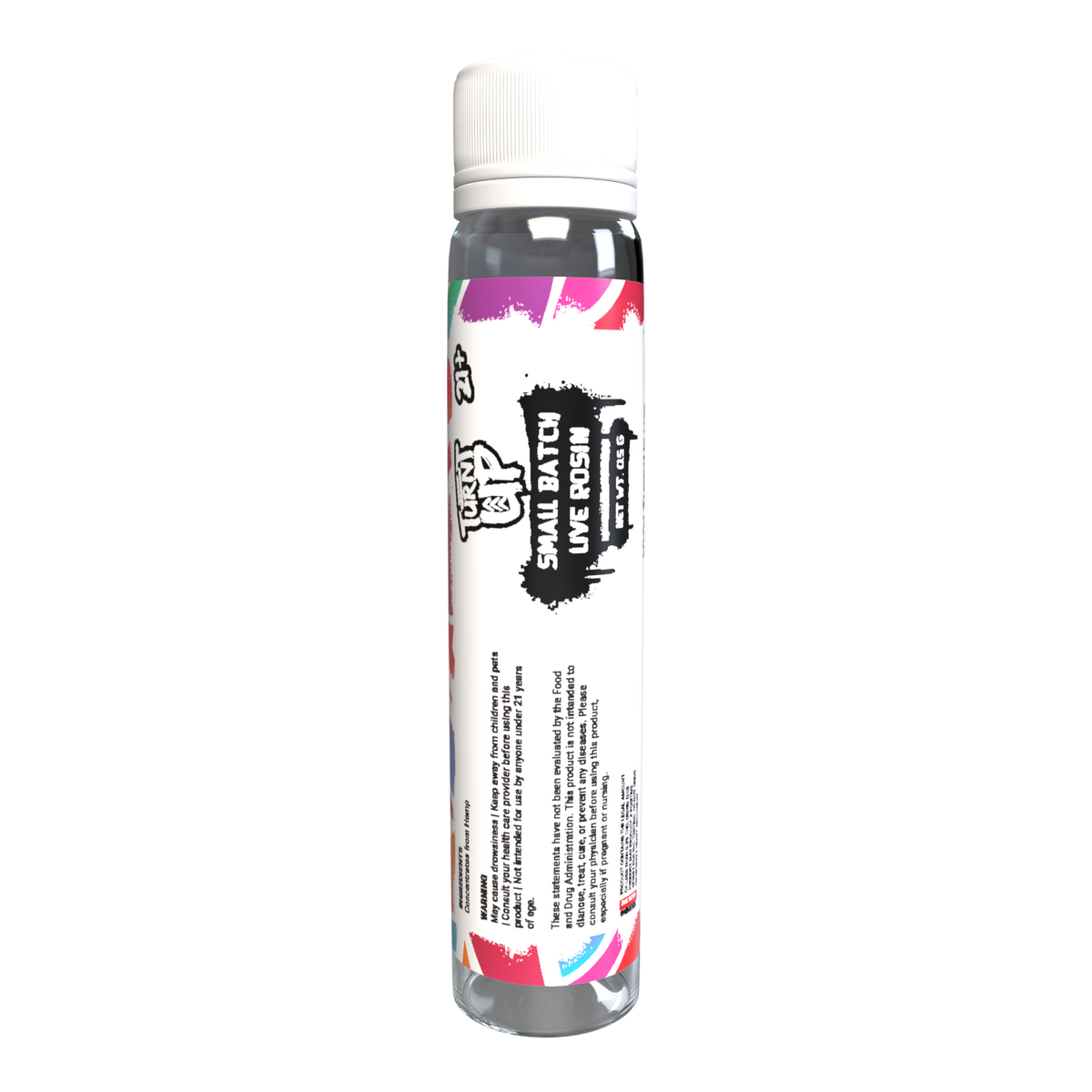 TURNT UP - DISPOSABLE - SMALL BATCH LIVE ROSIN - 0.5G