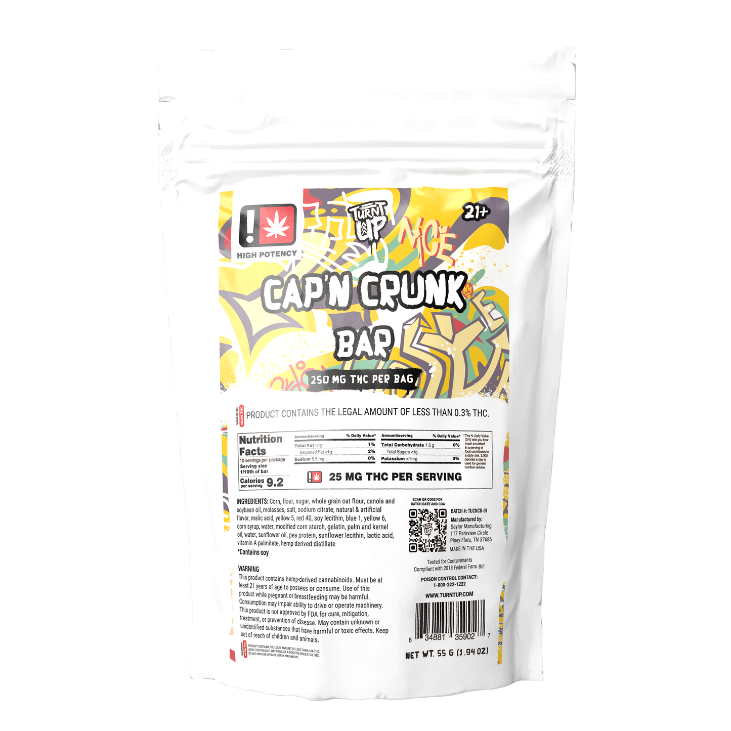 Treat - Cap'n Crunk Bar 250mg