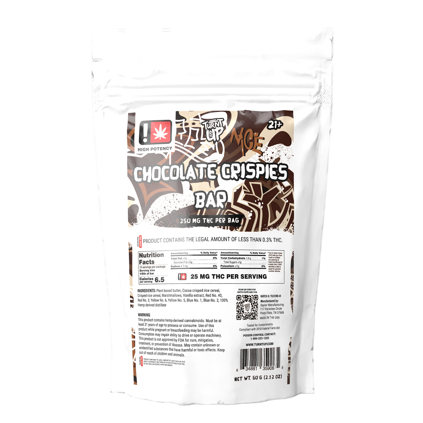 Treat - Chocolate Crispies Bar 250mg