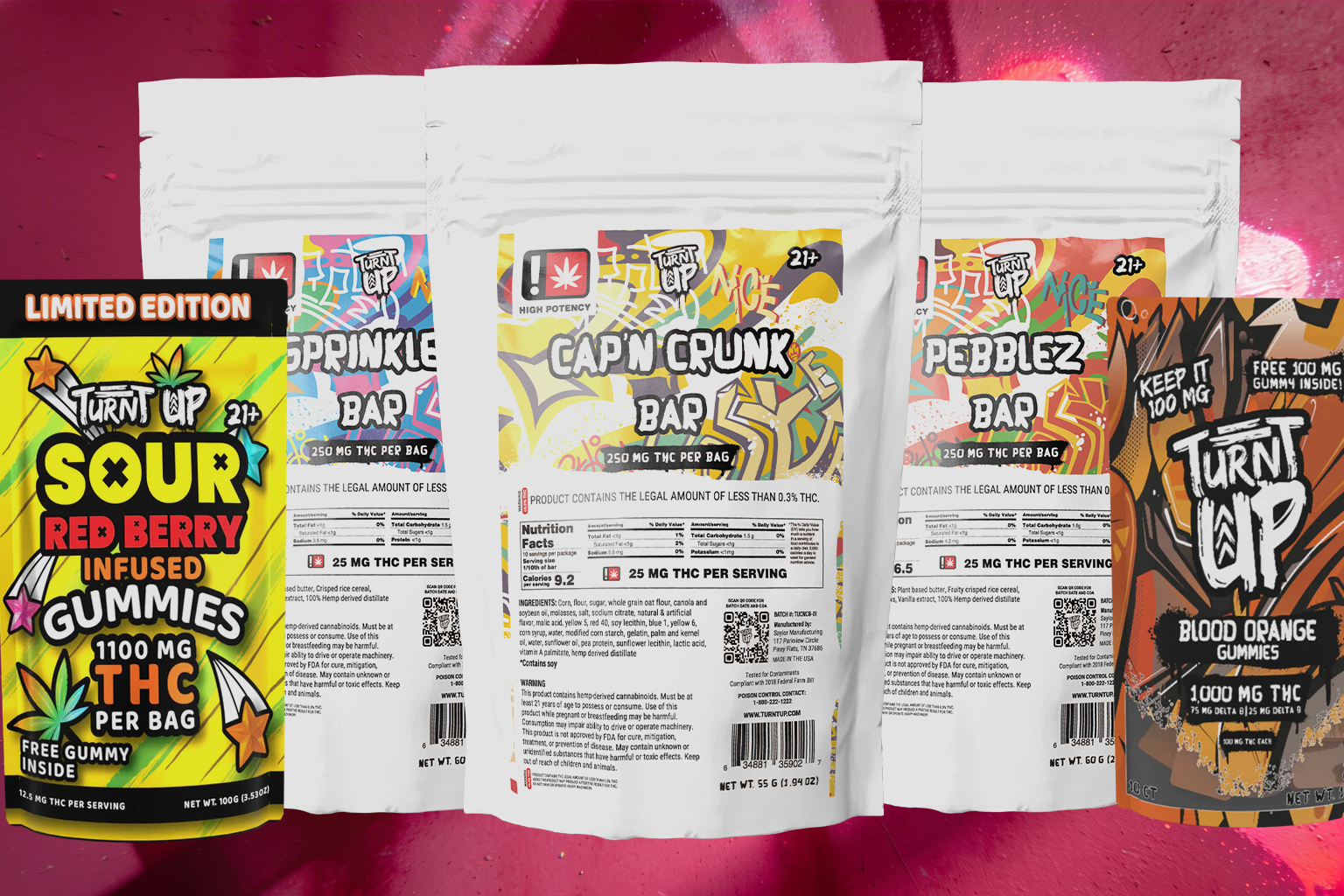 THC & THCA Snacks That Hit Hard | Turnt Up