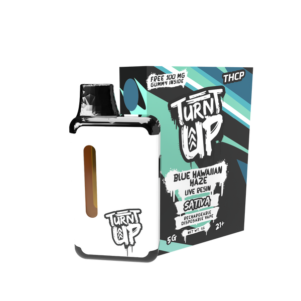 Blue Hawaiian Haze 5G Disposable THCP Vape | Turnt Up Blue Hawaiian Haze 5G Disposable THCP Vape | Turnt Up
