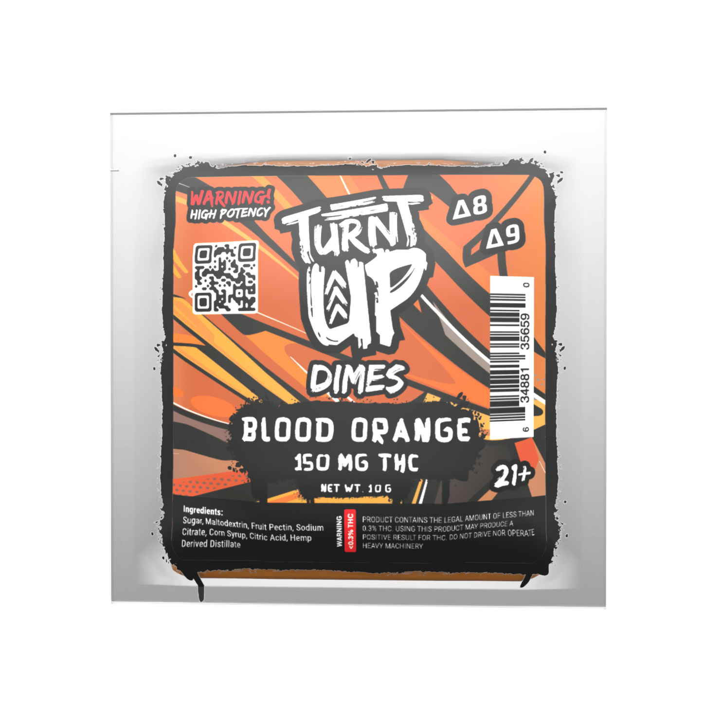 Dime Gummy - Blood Orange