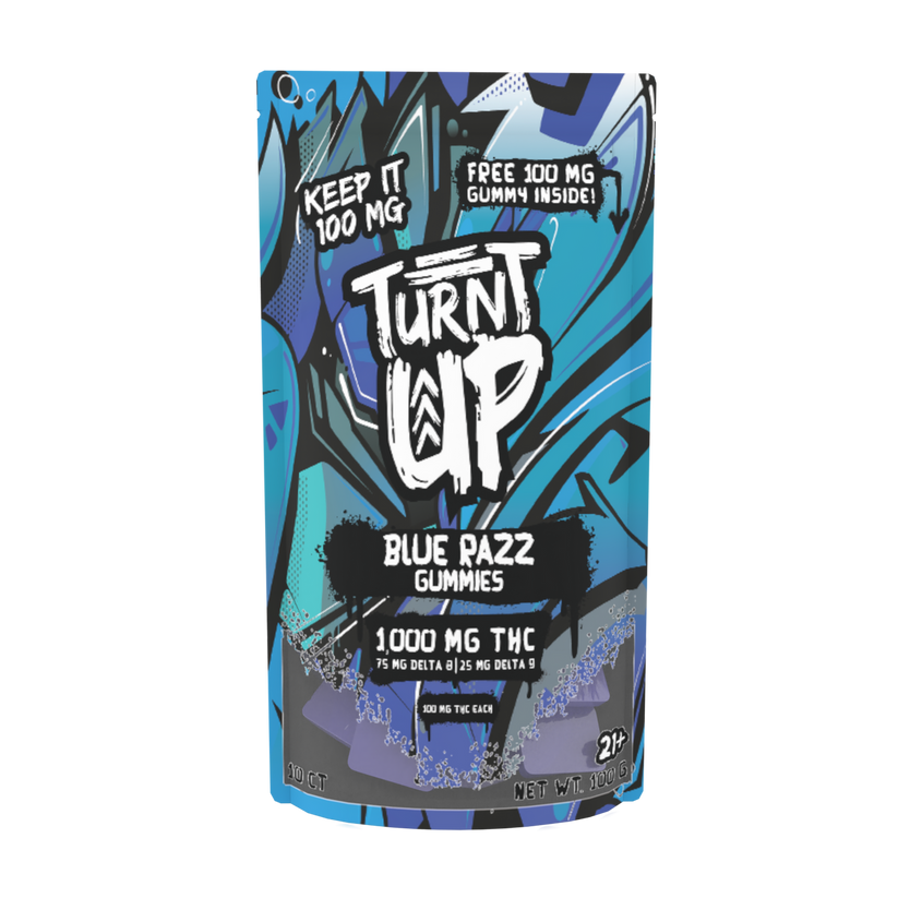 Gummies - Blue Razz 10pk – Turnt Up