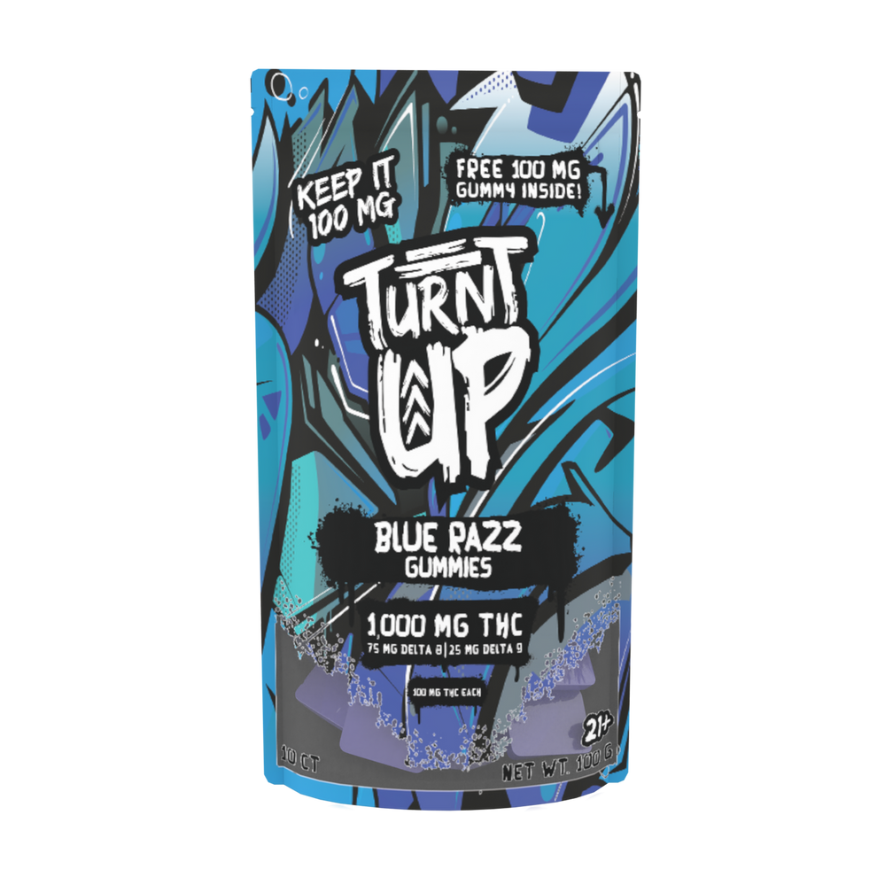 Gummies - Blue Razz 10pk – Turnt Up