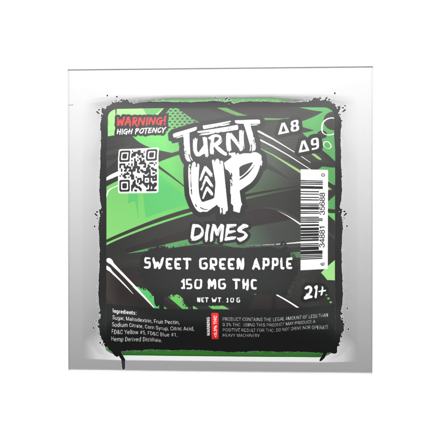 Dime Gummy - Sweet Green Apple