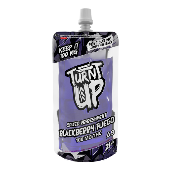 Blackberry Fuego – Spiked Refreshment THCA Drink | Turnt Up