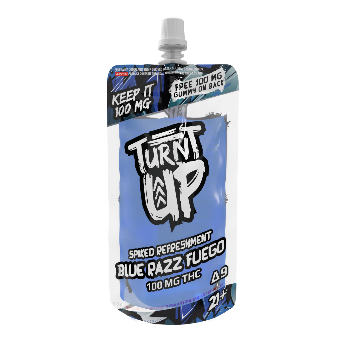 Spiked Refreshment - Blue Razz Fuego